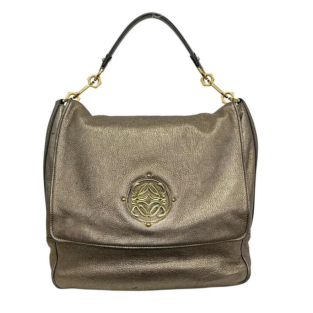 Loewe Bronze Leather Handbag #321761L64B
